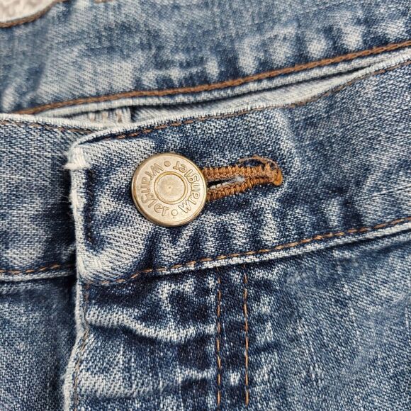 Wrangler Jeans Mens Size 38 x 34 Light Wash Carpenter Work Wear Cotton Denim - Picture 2 of 9